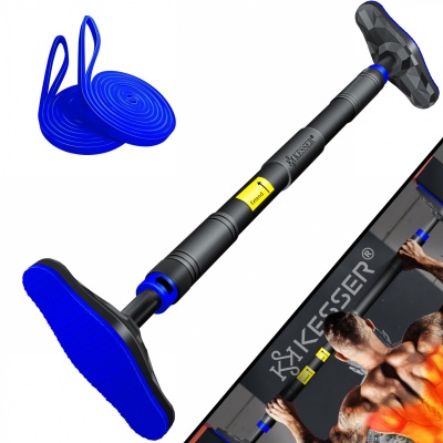 Foto van KESSER® Optrekstang, deurkozijn, verstelbaar, pull-up bar, thuistrainer, rekstang zonder schroeven/b