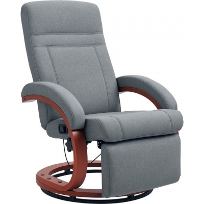 Foto van HOMCOM Relaxfauteuil Polyester 86L x 68B x 100H cm - Grijs