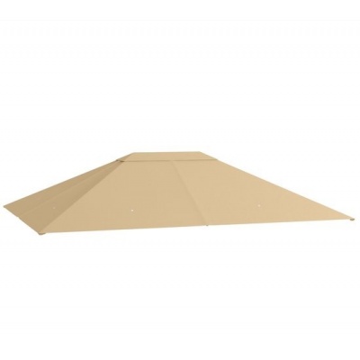 Foto van Outsunny vervangend dak voor pavilion - polyester - khaki