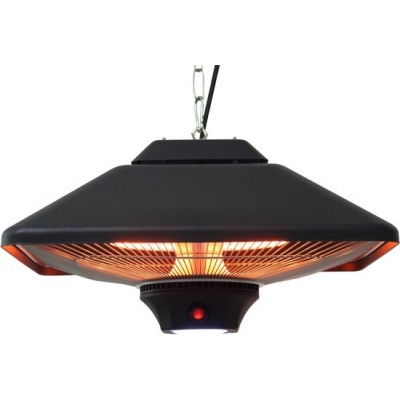 Foto van Outsunny Terrasverwarmer met LED-verlichting en afstandsbediening - 2000 W