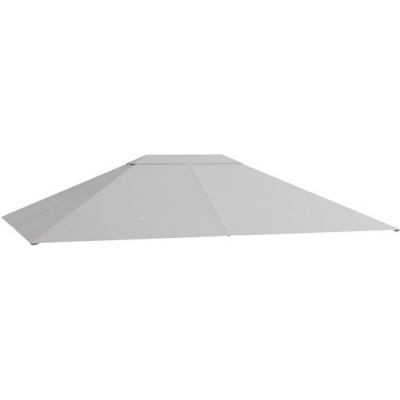 Foto van Outsunny - Paviljoendak - Polyester - Lichtgrijs