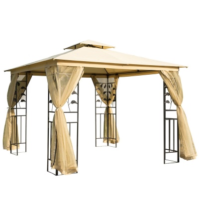 Foto van Outsunny luxe tuinpaviljoen partytent 3 x 3 m