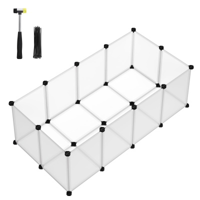 Foto van SONGMICS Caviaverblijf met bodempanelen, 125 x 63 x 42 cm