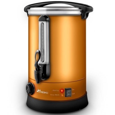 Foto van TRESKO® Glühweinketel RVS - Glühweinmachine voor warme dranken (10L, Koper)