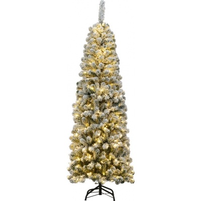 Foto van Coast Kunstkerstboom 250 LED - 180 cm - Besneeuwd - Potloodvorm