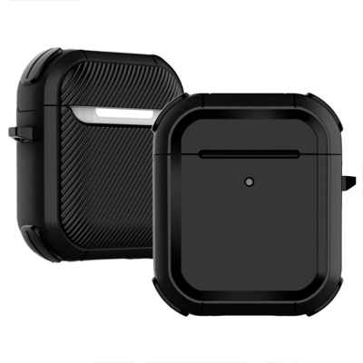 Foto van Cosoki Compatibel Airpods 2 & 1 hoesje met sleutelhanger ontwerp, hoes voor Airpods 2 & 1 compatibel