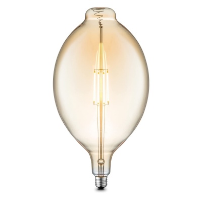 Foto van LED-druppelgloeilamp H = 33 cm, warm wit, E27, 420 lumen