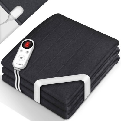 Foto van Sinnlein® fleece warmtedeken 150 x 80 cm met automatische uitschakeling en timerfunctie