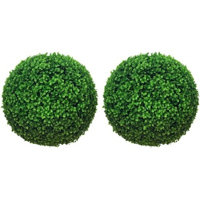 Foto van HOMCOM - Kunstplant Buxus - Set van 2