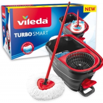 Foto van Vileda Turbo Spin Smart mop en emmerset