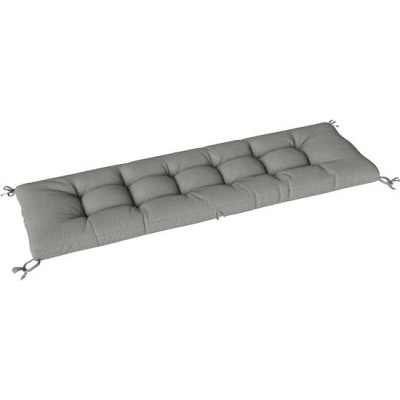 Foto van Outsunny Tuinkussen - Polyester, PP-katoen - 65L x 198B x 13H cm - Lichtgrijs