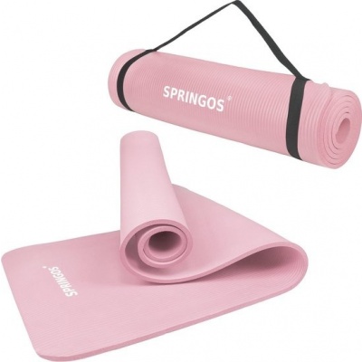 Foto van Yoga Mat - Fitnessmat - Premium Kwaliteit - Antislip - 61 x 183 x 1 cm - Roze