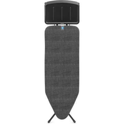 Foto van Brabantia Strijkplank C - voor Stoomgenerator - 124 x 45 cm - Denim Zwart