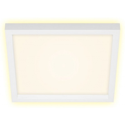 Foto van Briloner Leuchten - LED Plafondlamp met Achtergrondverlichting, 18W, 2400 Lumen, 3000K, Wit