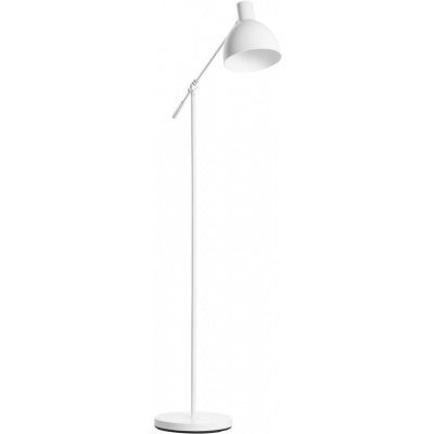 Foto van HOMCOM - Staande lamp met voetschakelaar - Hoogte verstelbaar - Wit