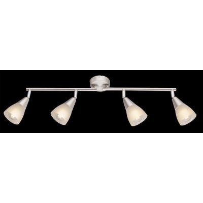 Foto van GLOBO 54919-4N, Nikkel, Glas, Metaal, IP20, E14, LED verlichting