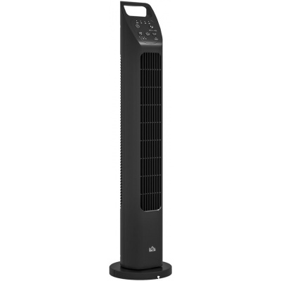 Foto van HOMCOM Torenventilator van ABS Zwart