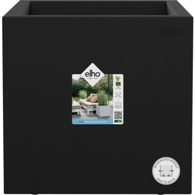 Foto van Elho Vivo Next Vierkant 30 - Plantenbak voor Binnen & Buiten - 100% Gerecycled - 29,5 x 29,5 cm - Li
