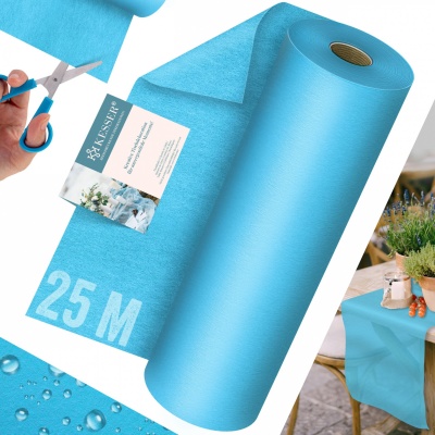 Foto van KESSER® Vlies tafelloper modern 30 cm x 25 m | tafeldecoratie voor bruiloften, verjaardagen, doopfee