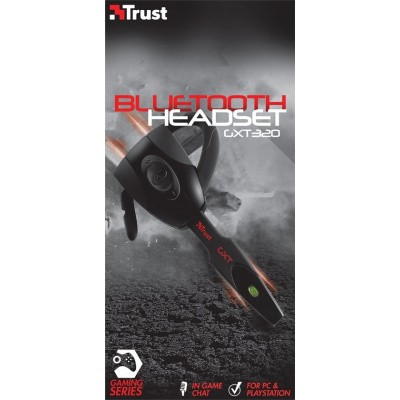 Trust GXT 320 Faura - Draadloze Bluetooth Headset - Zwart (PC + PS3) Trust GXT 320 Faura - Draadloze Bluetooth Headset - Zwart (PC + PS3)