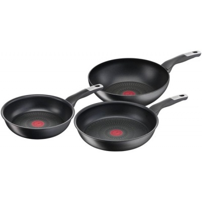 Foto van Tefal Unlimited - 3-delige Pannenset - Inductie - Anti-aanbak - Voor Alle Warmtebronnen