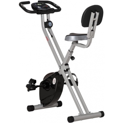 Foto van HOMCOM fitnessfiets - staal/kunststof - 43 x 97 x 109 cm - zwart en grijs