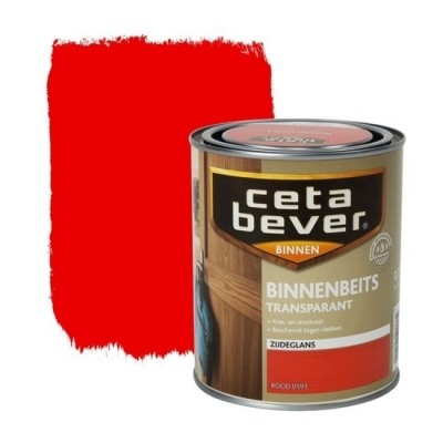 Cetabever Binnenbeits Transparant Rood Cetabever Binnenbeits Transparant Rood