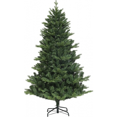 Foto van HOMCOM Kunststof Kerstboom Ø105 x 180 cm Groen
