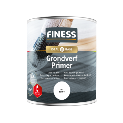 FINESS Grondverf 750 ml - Wit