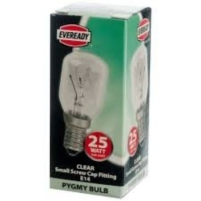 EVEREADY 25 WATT KLEINE FITTING E14 EVEREADY 25 WATT KLEINE FITTING E14