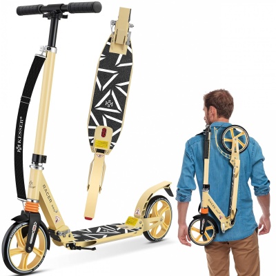Foto van KESSER® Pro-S Cityroller step, 205 mm wielen, PU Big Wheel - step met dubbele vering, inklapbaar en 