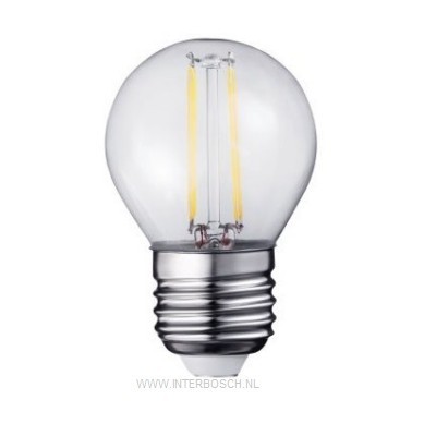 Led Lamp Bol Filament G45 2W E27 Led Lamp Bol Filament G45 2W E27