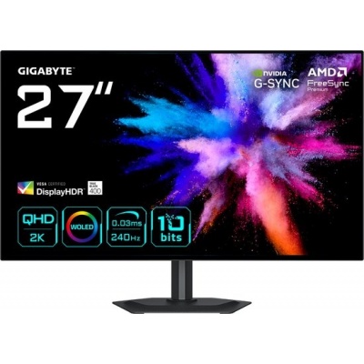 Foto van Gigabyte GO27Q24G Serie - Gaming Monitor - WOLED - 27 Inch - 240Hz