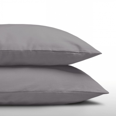 Foto van Zelesta Royalbed Kussenslopen - Kussenslopen set van 2 - Bestendig en Hypoallergeen (Anthracite, 80x
