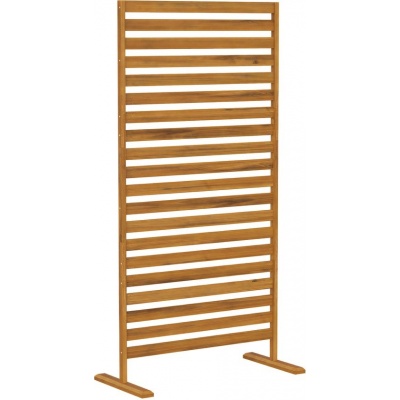 Foto van Outsunny Buiten privacy scherm - Dennenhout - 80L x 40B x 170H cm - Bruin