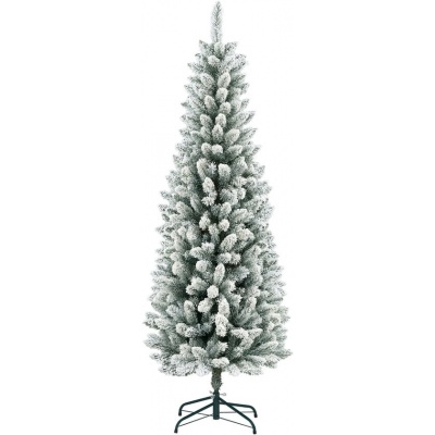 Foto van HOMCOM Kunststof Kerstboom met Metaal, 65L x 65B x 183H cm, Groen