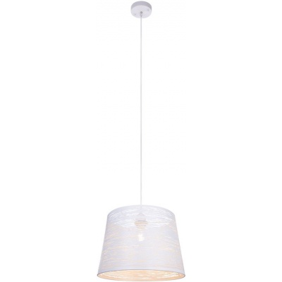 Foto van Globo Becca hanglamp - wit metaal - Ø 35cm - E27