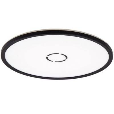 Foto van Briloner Leuchten - LED-plafondlamp met achtergrondverlichting, 22 W, rond, Ø 42 cm, wit-zwart
