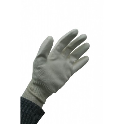 Werkhandschoen PU Flex Nylon Wit Maat9 Werkhandschoen PU Flex Nylon Wit Maat9