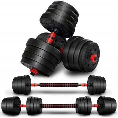 Foto van 2-in-1 verstelbare dumbbellset - 30 kg