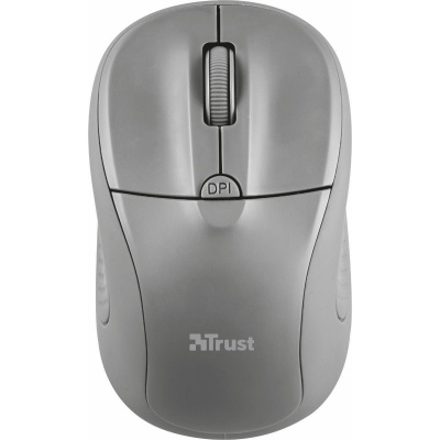 Foto van Trust Primo - Draadloze Mini Muis - Grijs
