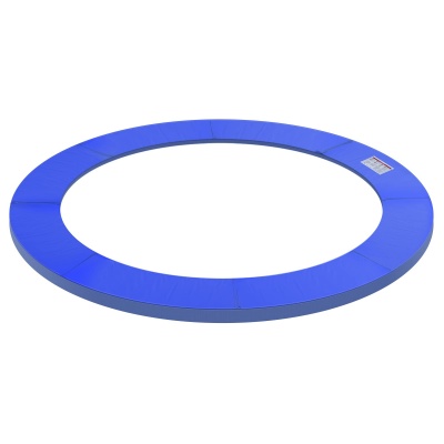 Foto van HOMCOM Trampolin Randabdekking Ø244 cm, Veiligheidsnet en vervangingen voor tuintrampolines, Blauw