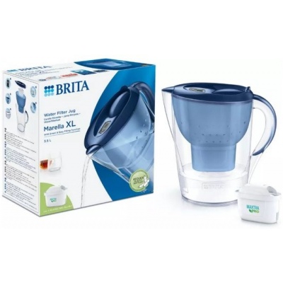 Foto van BRITA - Waterfilterkan Marella XL - 3,5L - Blauw - incl. 1 MAXTRA PRO filterpatroon