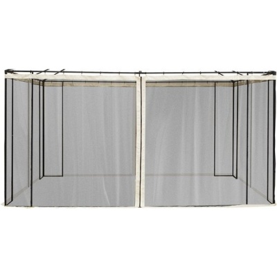 Foto van Outsunny - Vliegennet - Polyester en Nylon - Zwart