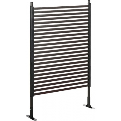 Foto van Outsunny Stalen Tuinhek met PE-coating 93L x 22B x 150H cm Bruin