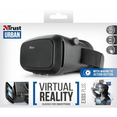 Trust Urban Exos Plus - Universele 3D Virtual Reality Bril - Zwart Trust Urban Exos Plus - Universele 3D Virtual Reality Bril - Zwart