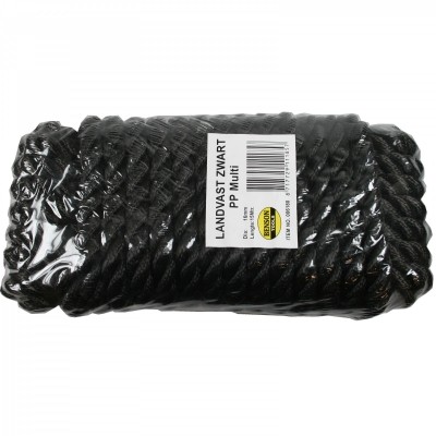 Touw Landvast 16*15M Zwart Touw Landvast 16*15M Zwart