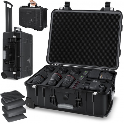 KESSER® Transportkoffer, fotokoffer, gereedschapskoffer met schuim, harde camerakoffer, universele k