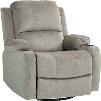 Foto van HOMCOM Relaxstoel van microvezel, schuim - 87L x 95B x 102H cm - Bruin