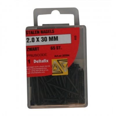 Stalen Nagels 2,0*30MM Zwart Stalen Nagels 2,0*30MM Zwart